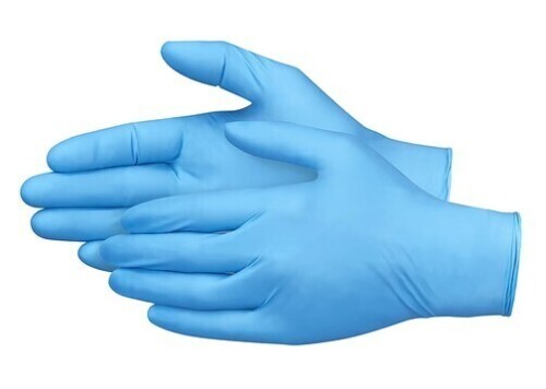 Raxwell Blue Nitrile Disposable Exam Grade Gloves, 4mil, Size Medium, 100 Count New In Box