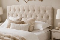 Three Posts Full/Queen Size Camelback Diamond Tufted Upholstered Panel Headboard $399