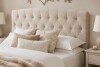Three Posts Full/Queen Size Camelback Diamond Tufted Upholstered Panel Headboard $399