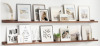 FLYJOE Floating Picture Ledge Shelves for Wall Set of 2, 72 Inch Wall Shelves with Lip Long Large Nursery Book Shelf for Toys Storage Kids Bookshelf Wall Mounted Living Room Bedroom Decor Frames New In Box $199