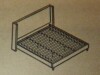 DHP Eveline Upholstered Platform Bed Frame with High Wingback Headboard, King, Textured Gray Canvas, (2 Boxes), New in Box $699 - 2