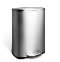StyleWell 13 gal. Stainless Steel Step-On Trash Can Rectangle New In Box $199