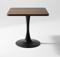 George Oliver Compact Square Tulip Pedestal Dining Table with Thickened Edge Tabletop, 29.1" H x 24" L x 24" W $299