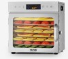 VEVOR Food Dehydrator Machine, 8 Stainless Steel Trays, 400W Electric Food Dryer with Adjustable Temperature & 24-Hour Timer, Heated Dryer for Jerky, Meat, Fruit, Vegetables, Herbs, Dog Treats New In Box $299