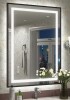 Basics by Wayfair&trade; UL Certified Front & Back LED Anti-Fog Tempered Glass Framed Bathroom/Vanity Mirror, 28" x 36" New in Box $399