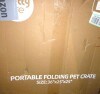 LEVELEVE 36 in. x 25 in. x 25 in. Soft Collapsible Crate for Small Dogs, 4-Door Portable Foldable Soft Kennel with Chew Proof Mesh Windows for Indoor & Outdoor Travel Grey New in Box $199 - 2