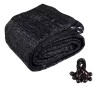 Shatex 6 ft. x 8 ft. 90% Sun Shade Cloth with Grommets for Pergola Cover Canopy, Black, 12 Bungee Balls New In Box $79