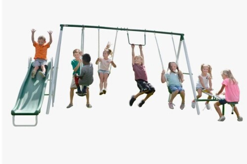 Sportspower Live Oak Swing Set with 6' Slide New in Box $599