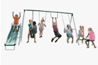 Sportspower Live Oak Swing Set with 6' Slide New in Box $599