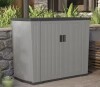 Suncast 130 Gal. Dove Gray Backyard Oasis Vertical Deck Box New in Box $399