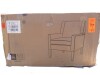 Inbox Zero Leston Wide Upholstered Fabric Accent Armchair with Solid Wood Leg in Brown New in Box $599 - 2