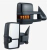 VEVOR Towing Mirrors, Left & Right Pair Set for Chevrolet Silverado (2014-2019)/GMC, Power Heated with Signal Light & LED Driving Light, Manual Controlling Telescoping Folding, Heating Defrost, Black New In Box $299