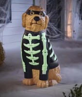 Home Accents Holiday 2.5 Ft Glow in the Dark Golden Doodle New Floor Model $199