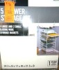 Everbilt 34.76 in. H x 17.13 in. W White Steel 5-Drawer Close Mesh Wire Basket New In Box $199 - 2