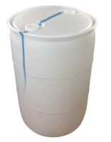 EarthMinded 55 gallon Blemished Natural White Industrial Plastic Drum New In Box $199