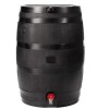 RTS Home Accents 50 Gal. Rain Barrel in Black with Plastic Spigot New in Box $199