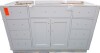 ARIEL Hepburn 54 in. Single Sink Freestanding Bathroom Vanity Cabinet in White New Floor Model $2099 - 2