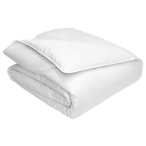 Hotel Grand, 240 TC Luxury White Goose Feather + Down King Comforter $199