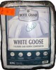 Hotel Grand, 240 TC Luxury White Goose Feather + Down King Comforter $199 - 2