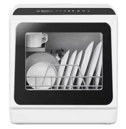 SIMZLIFE 17 in. Portable Countertop Dishwasher in White with 6-Cycles, 4-Place Settings Capacity, and 40 dBA $599