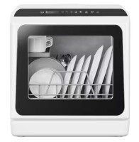 SIMZLIFE 17 in. Portable Countertop Dishwasher in White with 6-Cycles, 4-Place Settings Capacity, and 40 dBA $599