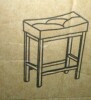 Red Barrel Studio 24 Inch Metal Saddle Upholstered Counter Barstool, Gray New in Box $299 - 2
