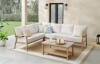 Hampton Bay West Haven 5-Piece Wicker Outdoor Sectional Set with CushionGuard Almond Cushions (2 Boxes) New In Box $1499