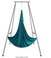 Vevor Aerial Yoga Frame and Yoga Hammock 9.67 ft. H Professional Yoga Swing Stand Comes with 6.6 Yards Aerial Hammock, Green New in Box $399