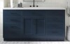 ARIEL Bathroom Vanity 66" Inch in Midnight Blue, with Top Single Sink Configuration 2 Soft Closing Doors, 9 Full Extension Dovetail Drawers, Toe Kick New In Box 2 Boxes $2099