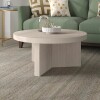 Meyer&Cross Holm 32" Alder White Round MDF Top Coffee Table, New in Box $299