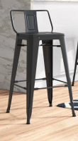 Zipcode Design Devan 30" H Counter & Bar Stool, Black, New Open Box $299