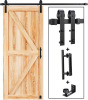 EaseLife 6 FT Sliding Barn Door Track and Handle Hardware Kit, Basic J Pulley, Slide Smoothly Quietly, Easy Install (6 ft. Track Kit for 30"~36" Wide Single Door) New In Box $199