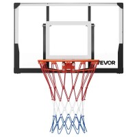 VEVOR 44" PC Backboard Mounted Basketball Hoop Outdoor with Solid Steel, 0.08 inch Thickened Backboard, Thickened Woven Nylon Basketball Net, Indoor & Outdoor Use, New in Box $299