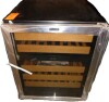 Whynter Dual Zone 24 in. 46 Bottle Built-In Wine Cooler Fridge w/ Lock Stainless Steel LED Display New Floor Model On Working $1099 - 2