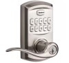 Kwikset SmartCode 917 Satin Nickel Keypad Electronic Single-Cylinder Tustin Door Handle Featuring SmartKey Security $299