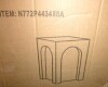 CHRISTOPHER KNIGHT HOME Wylo Modern Patio Antique White Stone Square Indoor and Outdoor Side End Table, New In Box $299 - 2