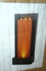 Wrought Studio Zinc Metal Rainfall Fountain with LED Lights - Serenity in Motion, Orange, New in Box $799 - 2