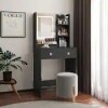 Furologee Vanity Desk with Mirror and Lights Makeup Vanity with Drawers, Black, New in Box $299