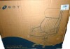 La-Z-Boy Nova Executive Office Chair, Patented AIR Ergonomic Support Technology&reg;, High-Back Premium Comfort & Support, Vegan PU Leather, Cognac, New in Box $599 - 2