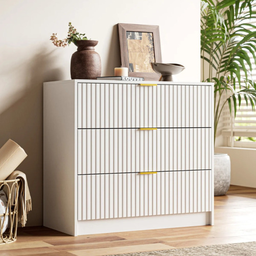 Ebern Designs 31.5" 3-Drawer Dresser, White, New in Box $299