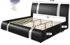 Ivy Bronx King Platform Bed Frame With Iron Pieces Decor And Adjustable Headboard $799