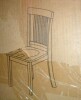 COLAMY Wooden Farmhouse Windsor Spindle High Back Dining Chair, Armless Rubberwood Kitchen Chair, Black, New in Box $299 - 2