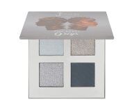 Juvia's Place Rebel Quad Grey Eyeshadow Palette, Shades of 4, Eye Makeup Create Eye Looks with Pigmented Eyeshadow, Dark Shadows, and a Versatile Makeup Palette for Beauty Routines and Bold Styles New in Box