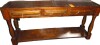 Merax Long Entryway Console Table with 3 Storage Drawers and 1 Bottom Shelf, 63 inch Wood Sofa Table for Living Room, Similar to Picture New Floor Model $399 - 2