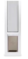PetSafe 5-1/4 in. x 8-3/16 in. Small White Freedom Patio Panel (76 in. to 81 in.) Pet Door New In Box $299