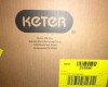 Keter Deluxe 20 in. Resin Midnight Square Patio Side Table With Storage New In Box $199 - 2