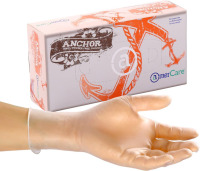 AMERCARE Anchor Vinyl Gloves XL Powder and Latex-Free (100 Count) New In Box