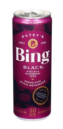 Bing Black Energizing Juice Beverage, 12 fl oz New Best by 12/2027