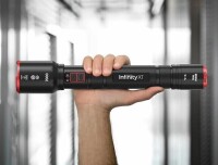 Infinity X1 7000L Dual Power Rechargeable Flashlight, 7000 Lumen CREE LED with Adjustable Focus and Heat Lock New $99
