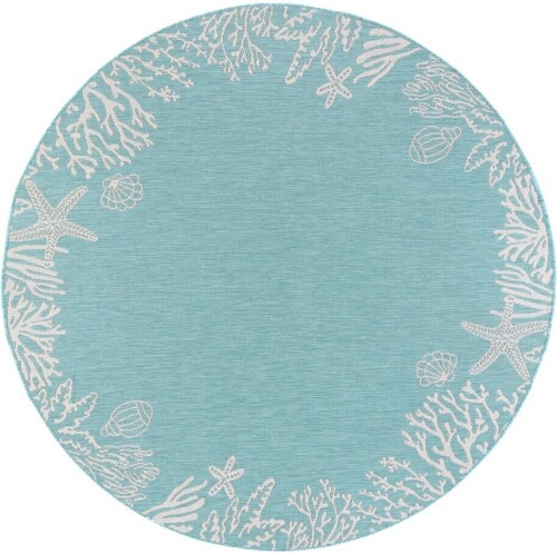 Mercer41 Seraphine Indoor / Outdoor Rug, 7'10" New $199